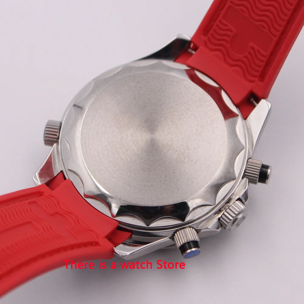 

Bliger 41mm Quartz Watch Men Sapphire Glass Luminous Waterproof Sterile Dial Calendar Sport Chronograph Function Wristwatch Men