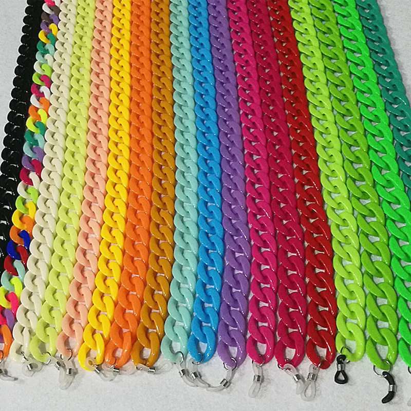 Цепочка для очков акриловая Женская цепочка солнцезащитных с ремешком на шею