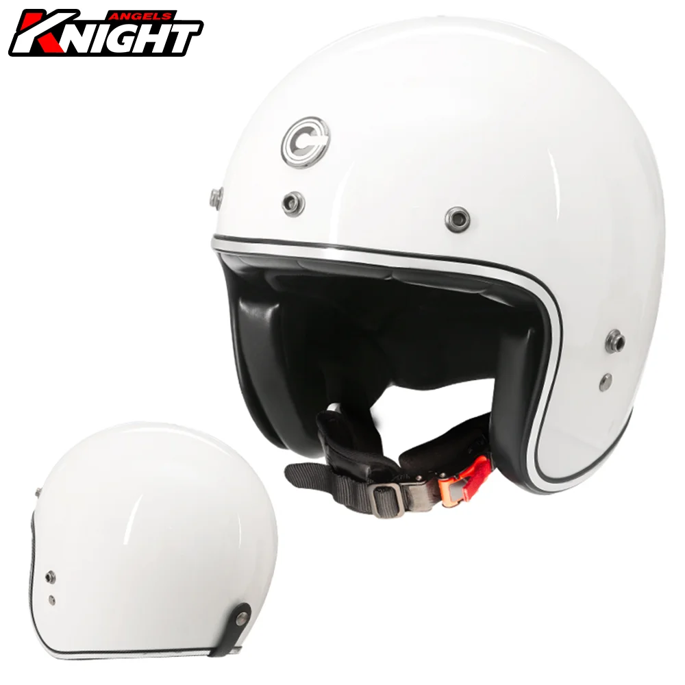 

Мотоциклетный шлем Casco 3/4, модульный двойной полушлем для мотокросса, всесезонный, с открытым лицом, винтажный