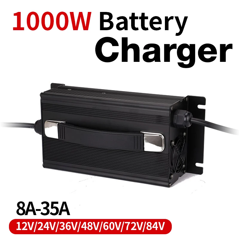 

48 В, 15 А, зарядное устройство LiFePO4, портативное маленькое универсальное литиевое зарядное устройство для LiFePO4, LTO, свинцово-кислотный, набор аккумуляторов 18650 "сделай сам"