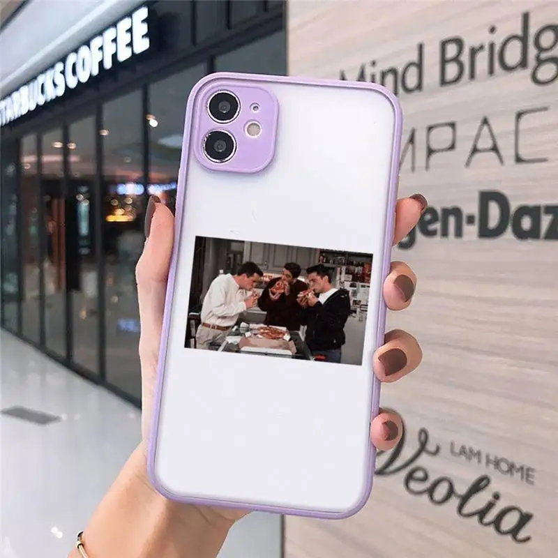 

American friends tv show Phone Case matte transparent For iphone 7 8 11 12 plus mini x xs xr pro max cover