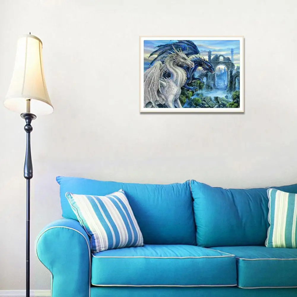 Дракон 5D алмазная живопись DIY Рукоделие Набор для вышивки крестом Стразы