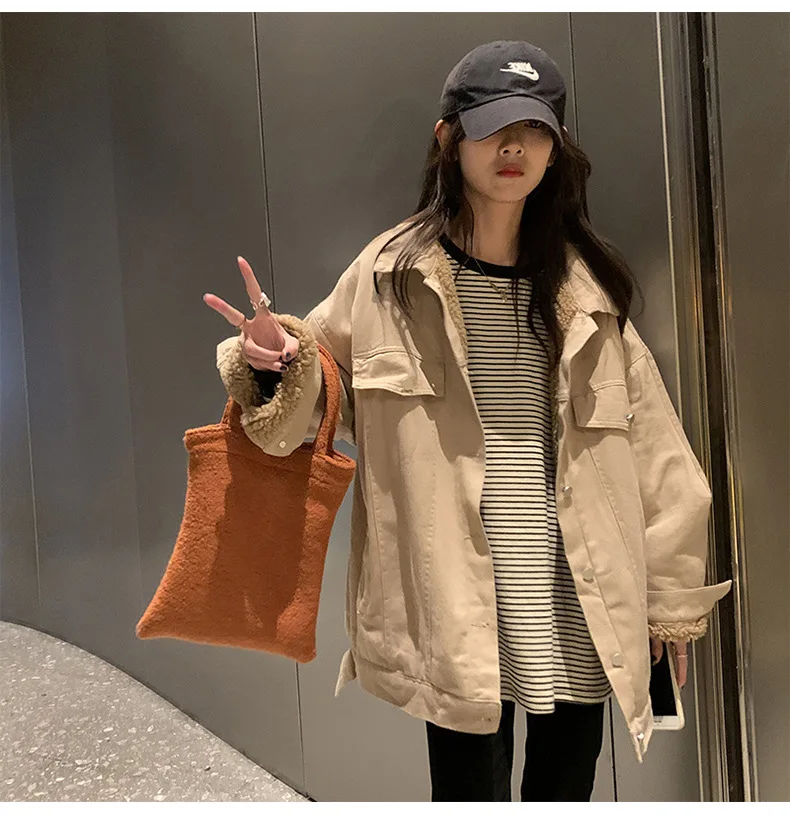 

2021 girl top striped shirt Cotton long sleeve shirt loose striped top for women polo dress women shirts blouses striped blouse