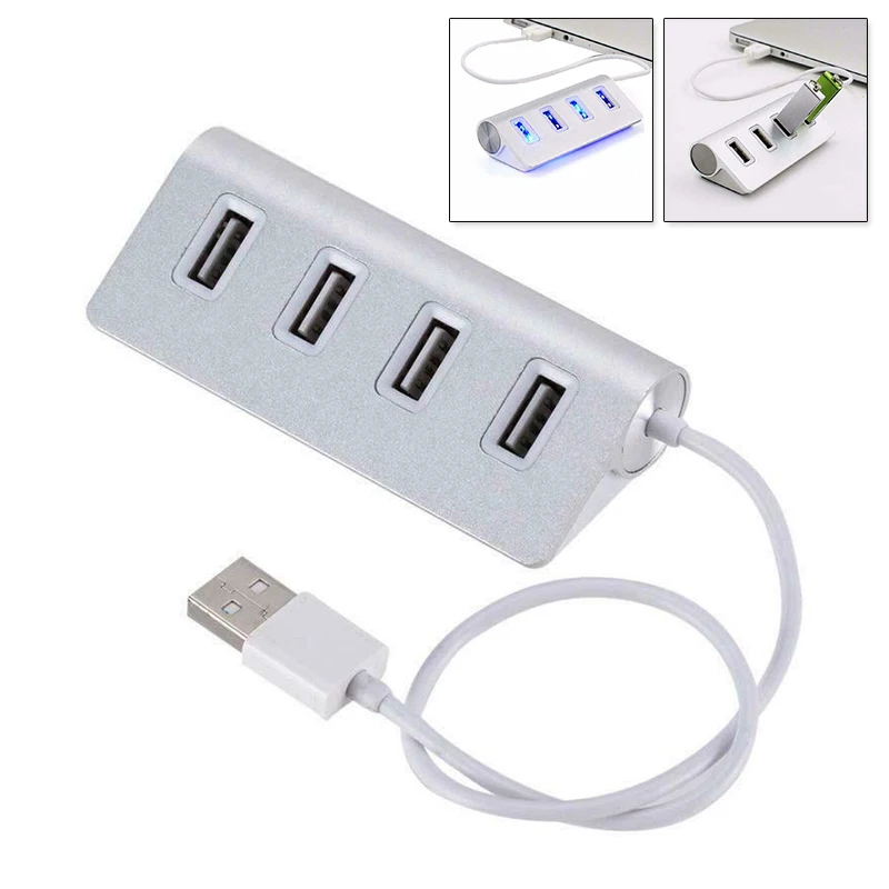 Светодиодный Usb 3.0 концентратор компьютер аксессуары Разветвитель Sd кард ридер