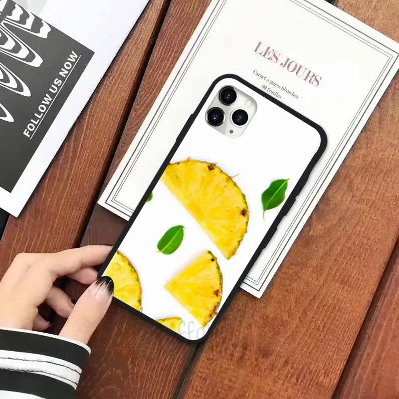 

Fruit Pink pineapple shell Phone Case for iPhone 11 12 pro XS MAX 8 7 6 6S Plus X 5S SE 2020 XR