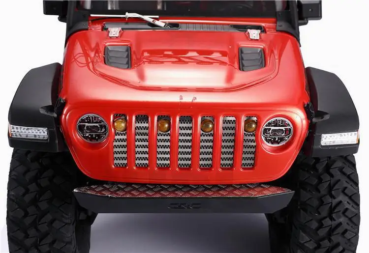 1/10 RC Car AXIAL SCX10 III JEEP Wrangler Central Grid Light Modified Central Grid Decoration Smog Daytime Running Light enlarge