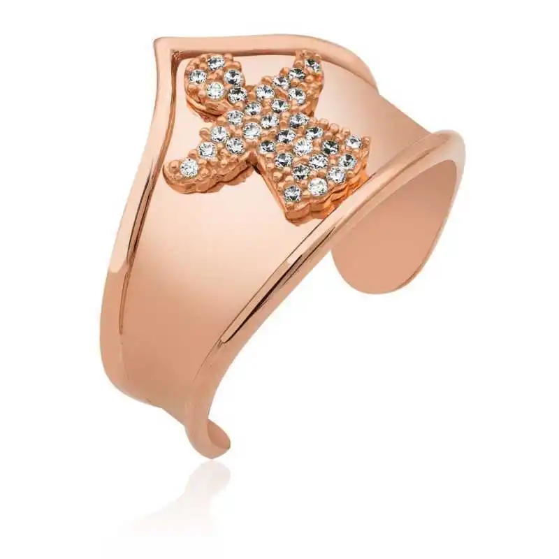 

Серебряное кольцо Silverlina с узором ангела