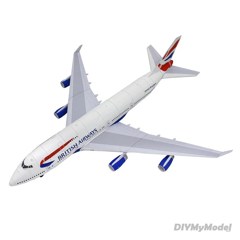 1:144 Boeing 747 Aircraft Civil Aviation Airliner DIY 3D Paper Card Model Building Sets Construction Toys Military |