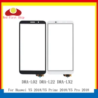 10pcslot for huawei y5 2018 touch panel sensor digitizer front glass y5 prime 2018 touch screen y5 pro 2018 digitizer screen