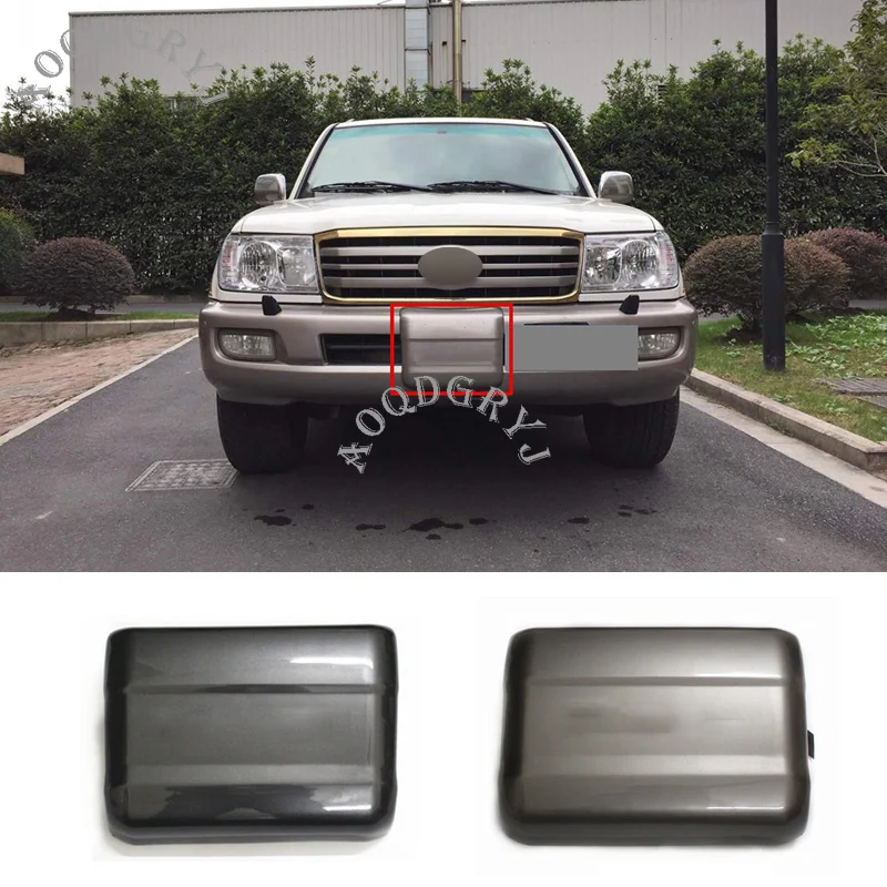 Стайлинг автомобиля 1 шт. для Toyota Land Cruiser LC100 1998 2007 ABS крышка переднего бампера