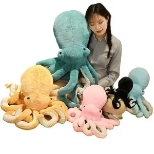 Игрушка-Осьминог плюшевая, Реалистичная Подушка-осьминог, морская жизнь, мягкая кукла, детские игрушки, Морские Монстры, 30-90 см