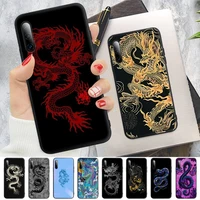 fashion chinese dragon phone case samsung a51 a71 a72 a52 a50 a31 a10 a40 a70 a30 s a20 e a11 a01 a21 silicone cover