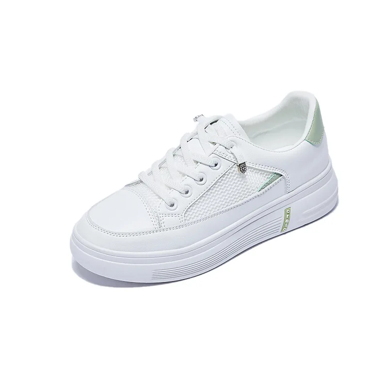 Ins with female white shoe breathable surface 2021 han edition student summer new thick bottom sandals women leisure KT526-1