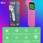 Бесконтактный инфракрасный термометр для лба R11, оригинальный светодиодный цифровой пистолет для измерения температуры, домашний термометр для детей и взрослых