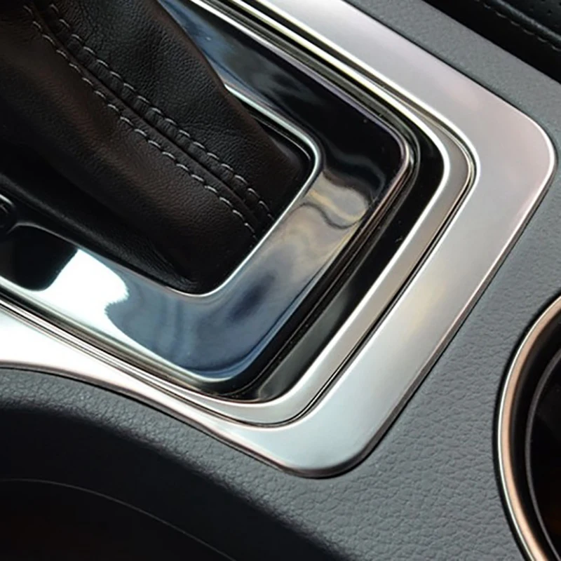 

Stainless Gear Panel Cover Trim Gear Shift Frame Car Interior Accessories for Ford Ranger Everest Endeavour T6 2015-2019