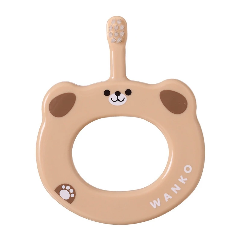 Детские Обучающие зубные щетки Силиконовая зубная щетка для малышей матовое