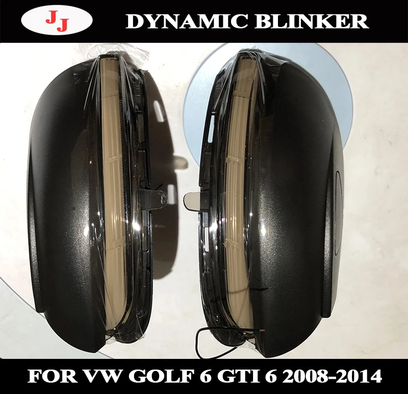 

Dynamic Blinker LED Turn Signal Light For Volkswagen VW GOLF 6 VI MK6 GTI R line R20 Touran Side Mirror Indicator Sequential