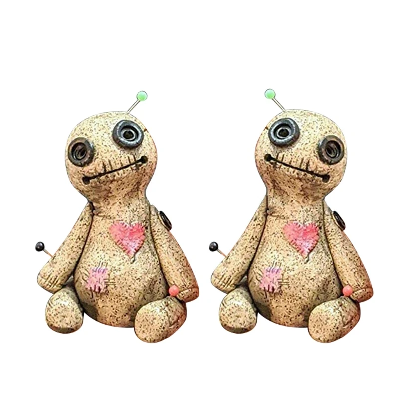 

Incense Holder Voodoo Doll Cone Burner Incense Burner Desktop Resin Ornament Handmade Carft, Home Office Decor