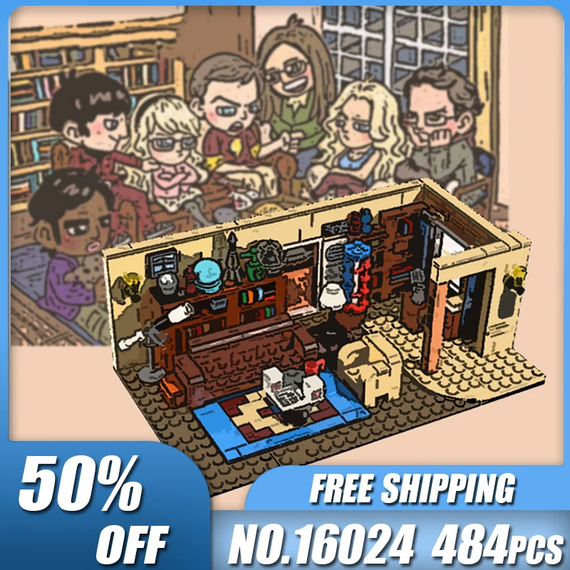 Фотообои креативные серии TV Теория большого взрыва и модель 16024 DIY строительные