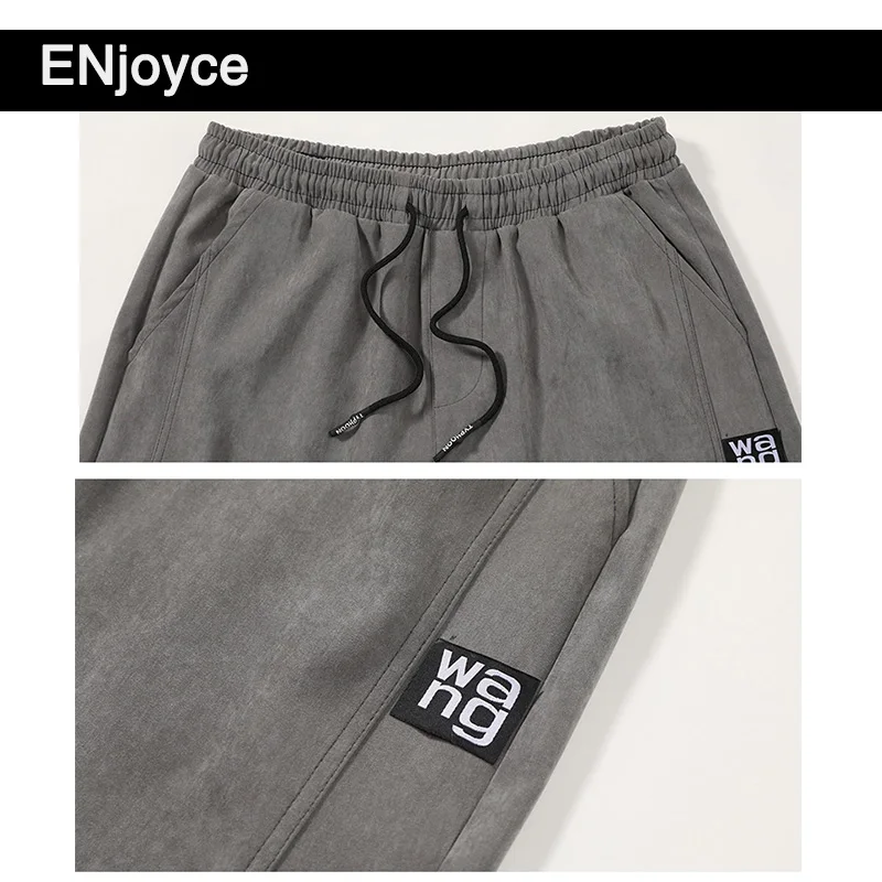 

Men Minimalist Japanese Harajuku Pants Mens Jogger Pant Hip Hop Cargo Pants Male Fashion Solid Harem Joggers Trousers Streetwear