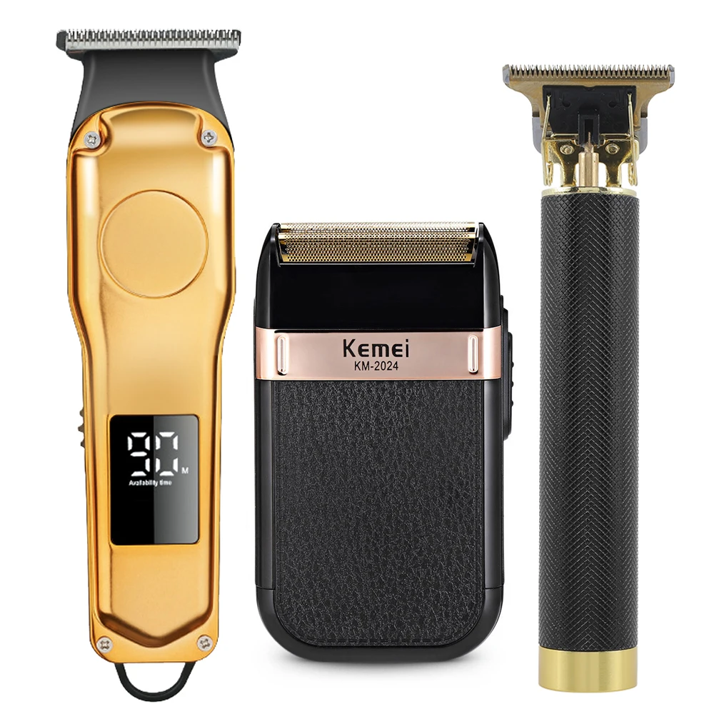 Профессиональная аккумуляторная машинка для стрижки волос триммер бороды