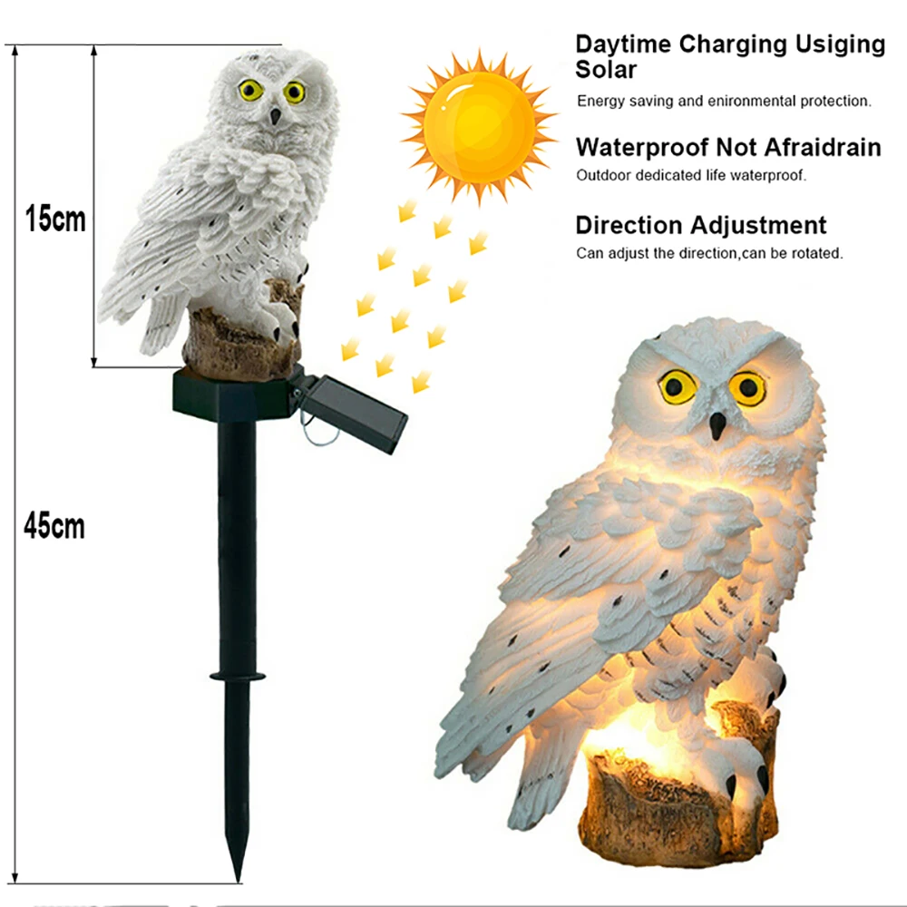 Светодиодный фонарь для газона на солнечной батарее водонепроницаемый садовый