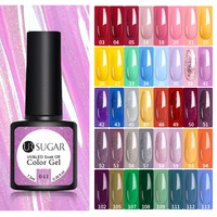 ur sugar 7 5ml purple glitter color gel nail polish semi permanent shiny nails gel soak off nail art need base top coat