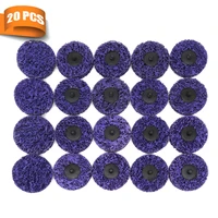 3 75mm quick change easy strip clean discs purple for paint rust removal auto surface prep