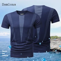 fashion t shirt short sleeve breathable tees clothing men casual tops streetwear latest 2021 summer new patchwork sportwear man
