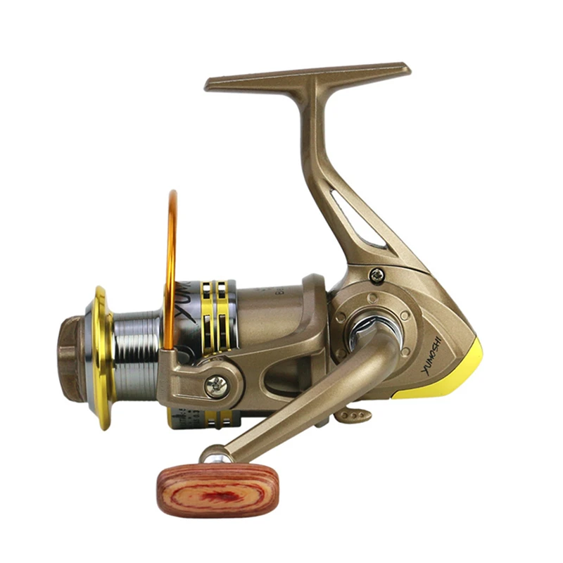 

2020 New Fishing coil Wooden handshake 5.5:1 12+ 1BB Spinning Reel Professional Metal Left/Right Hand Fishing Reel Wheels