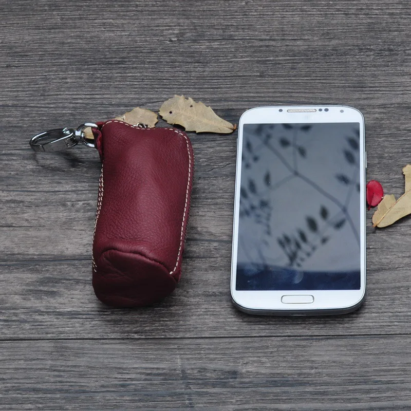 Мужской кошелек для ключей из натуральной кожи в стиле ретро|Ключницы| |