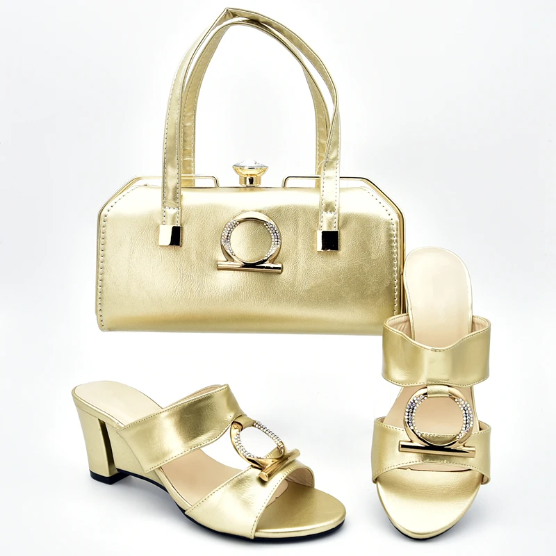 Новое поступление комплект из обуви и сумки в африканском стиле итальянский