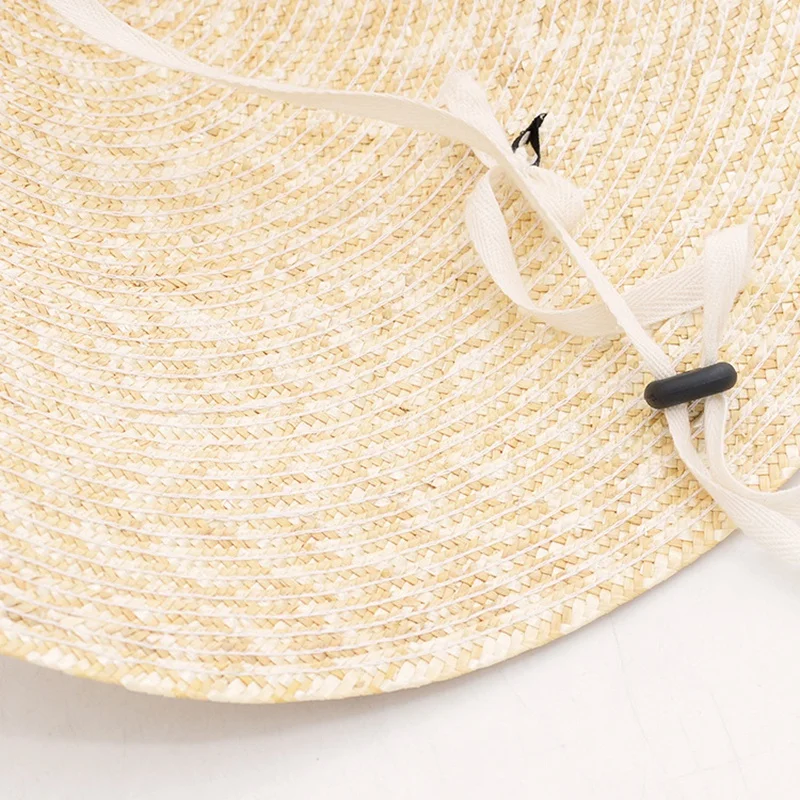 

Large Brim Conical Natural Color Bamboo Rain Straw Sun Hat Female Women Funny Cylindrical Steeple-Crown Cap