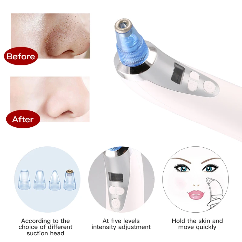 Электрический чистка лица пилинг для микрокристаллический пылесос удаления