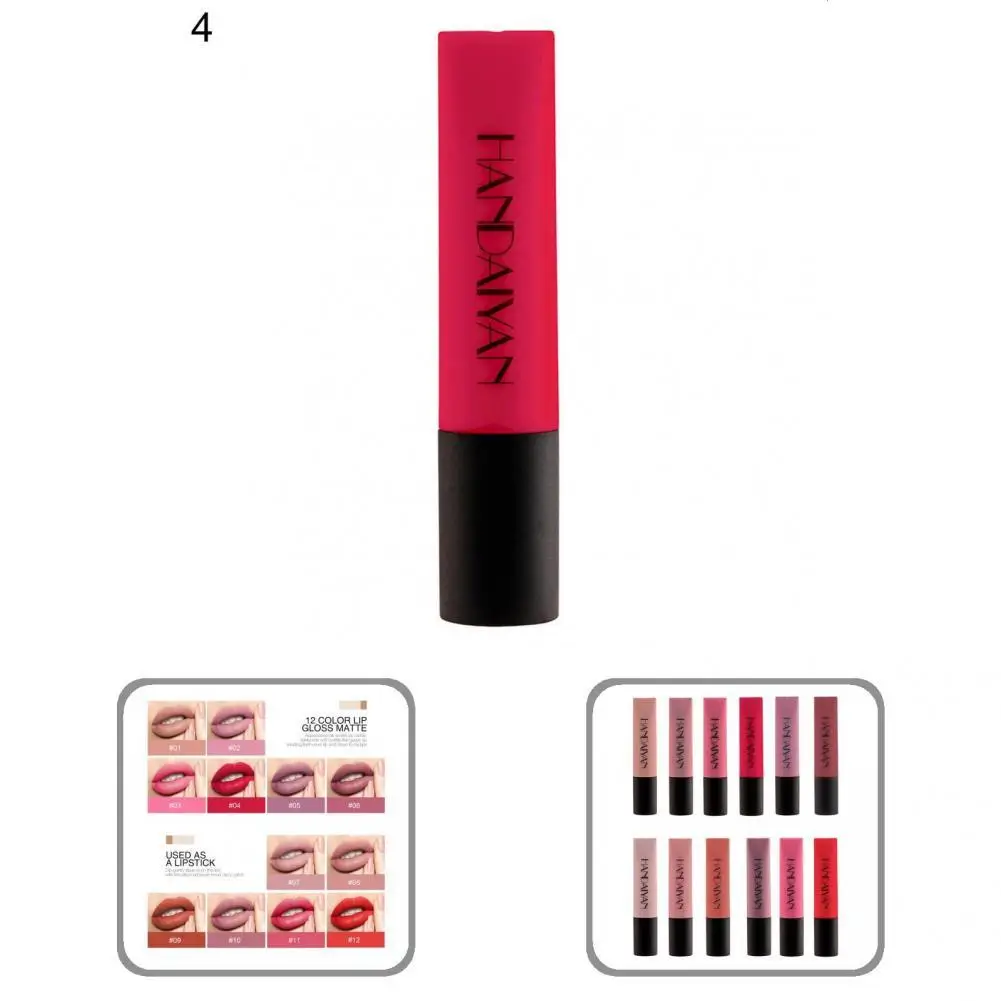 

Soft Tactility 3.5ml Delicate Beauty Liquid Lipstick Gloss Mini Lip Lacquer Portable for Dating