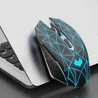 x5 wireless mouse mute usb rechargeable 2 4ghz led backlight optical gaming mice computer accessories