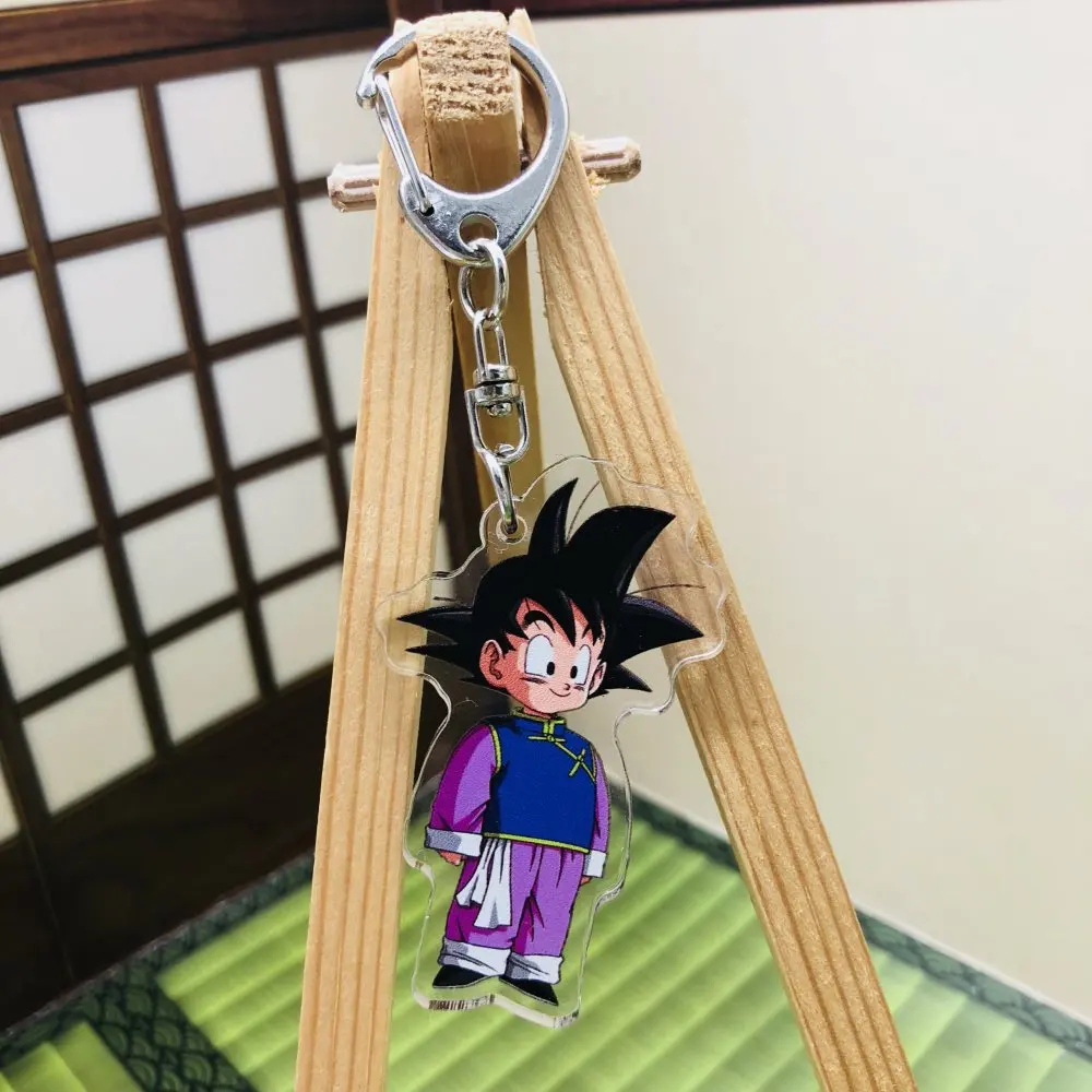 Dragon Ball Z аниме брелок мультфильм Супер Saiyan Goku брелок экшн игрушка Фигурки Коллекция Модель игрушки брелок кольцо брелок