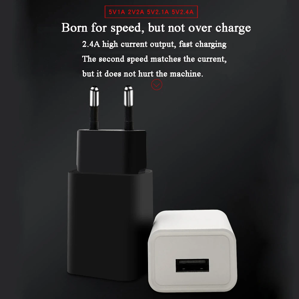 5V 1A 2A 2.4A USB Quick Charge Fast Mobile Phone Charger EU Plug Travel Wall Adapter | Мобильные телефоны и аксессуары