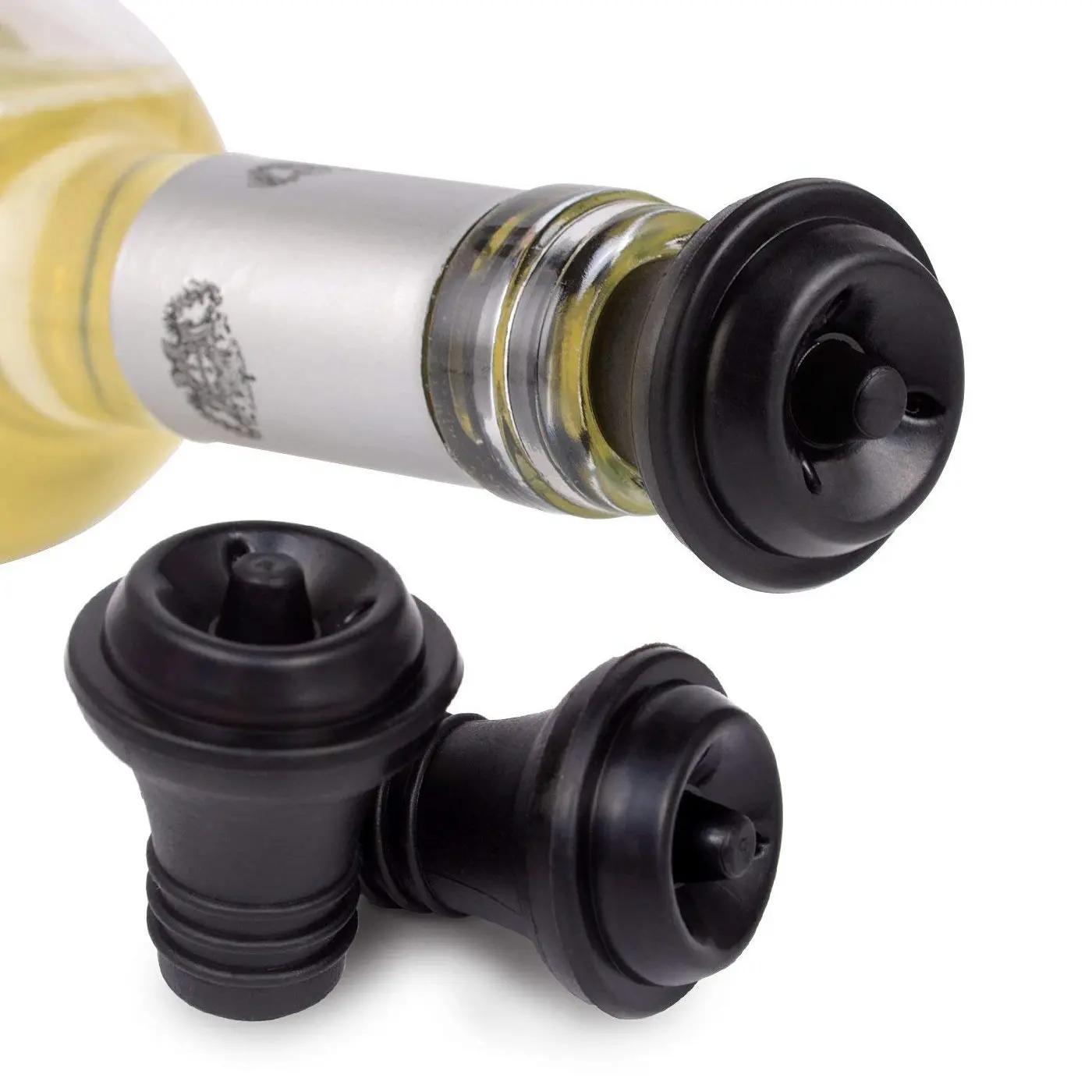 14 wine stopper vacuum pumps for storing preservatives in - bottle stoppers retain the taste of best air va | Дом и сад