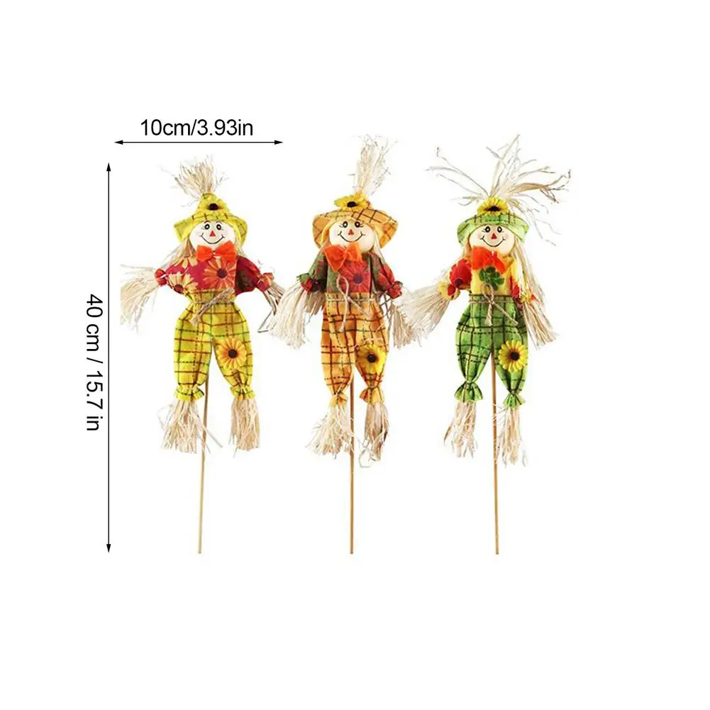 

Halloween Scarecrow Exquisite Fall Harvest Decoration For Garden Home Yard Thanksgiving Halloween Party Favors Supplies