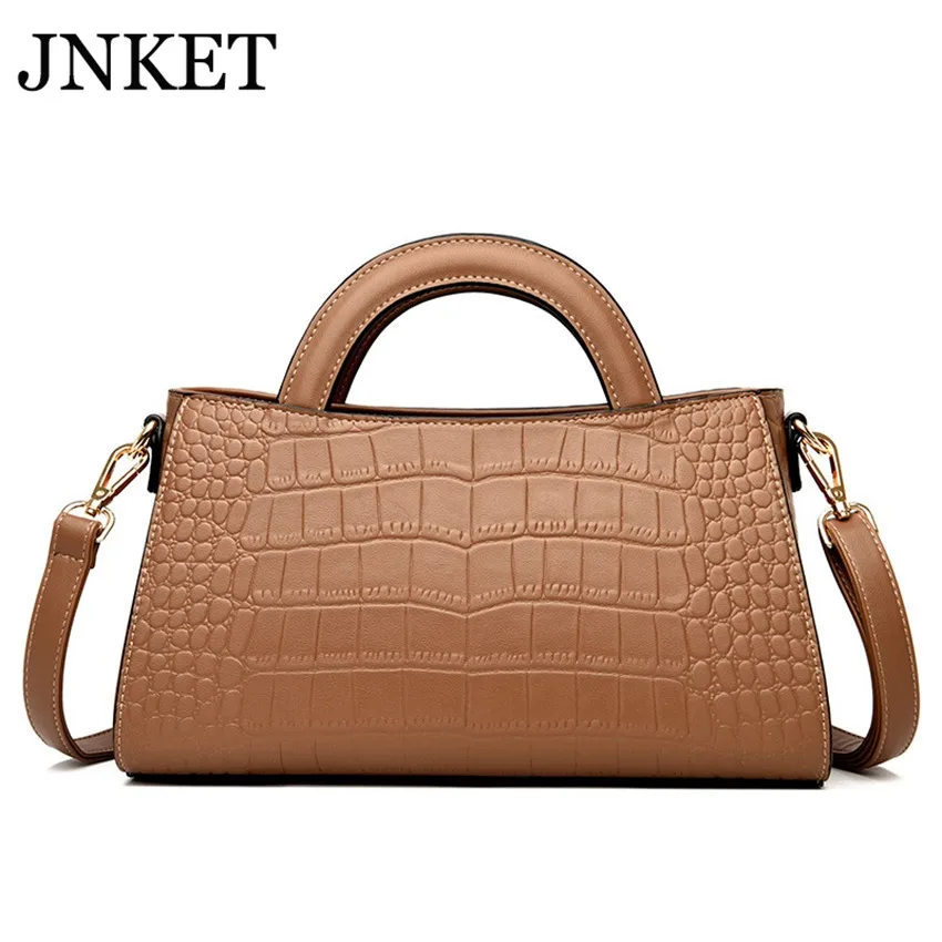 

Женская сумка JNKET, модная сумка через плечо, сумка-мессенджер из искусственной кожи, сумка через плечо с крокодиловым узором