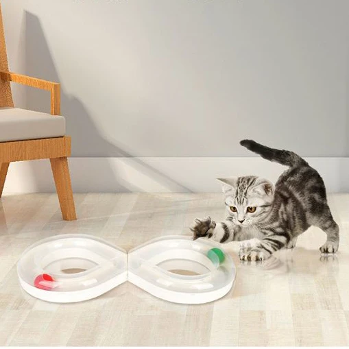 Забавный нескользящий игровой мяч для кошек Интерактивная тренировочная