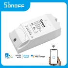 Умный выключатель SONOFF Pow R2 с измерением энергопотребления, 15 А, работает с Alexa