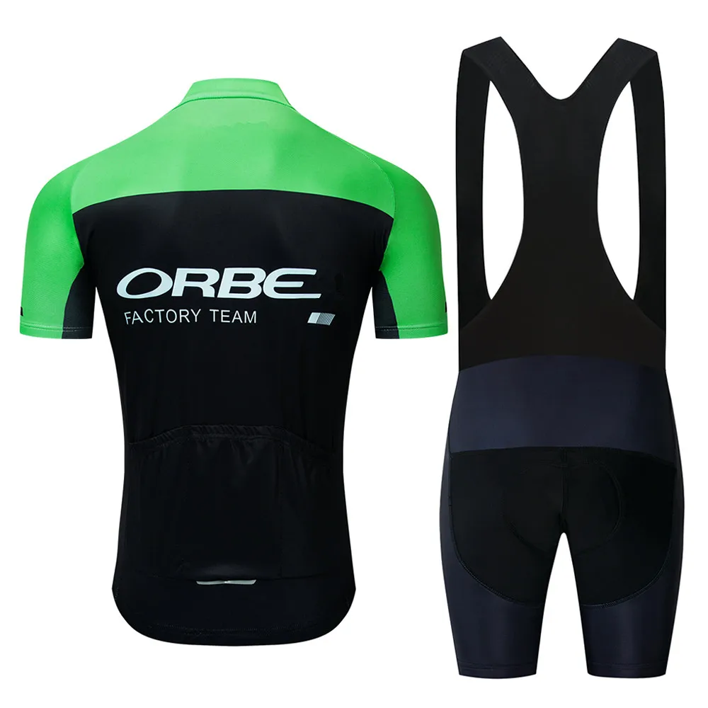 

ORBE Cycling kits Men 2021 beginner cycling Jersey sweatshirt ropa bicicleta short sleeve riding clothes rode bike bib suits