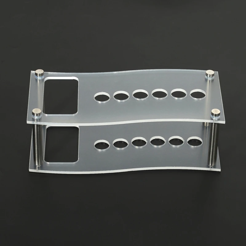 Настенный Прозрачный акриловый держатель для маркеров 6 слотов сухого стирания