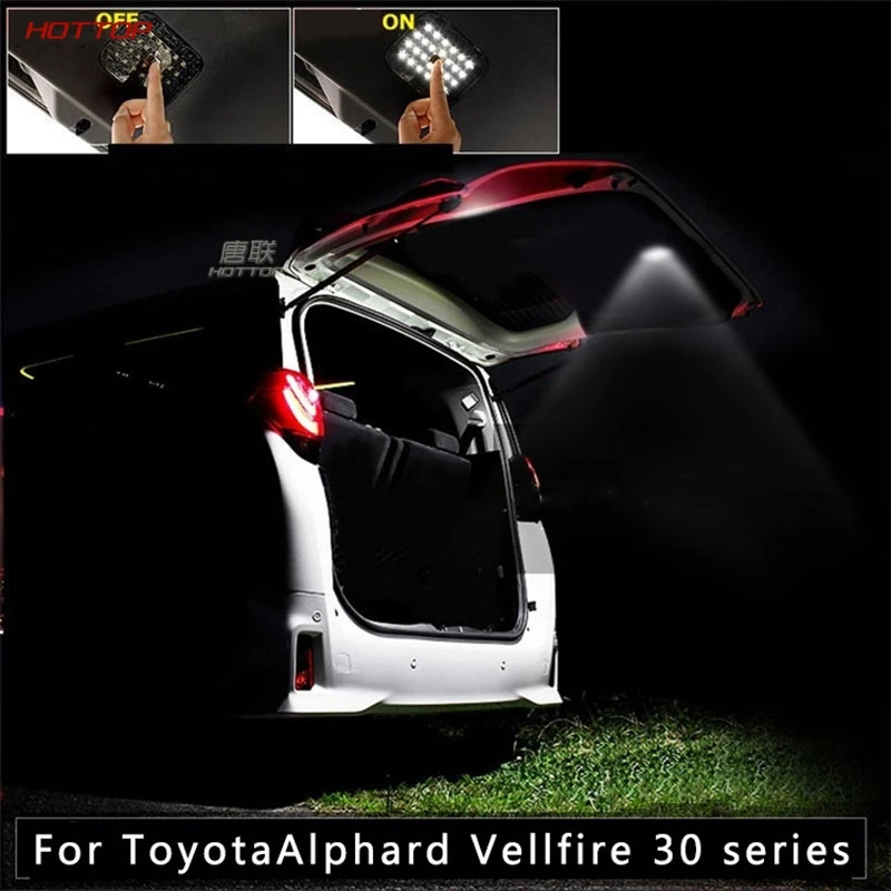

Для Toyota Alphard Vellfire 30 серии 2015-2020 светодиодсветильник лампа багажника задняя дверь
