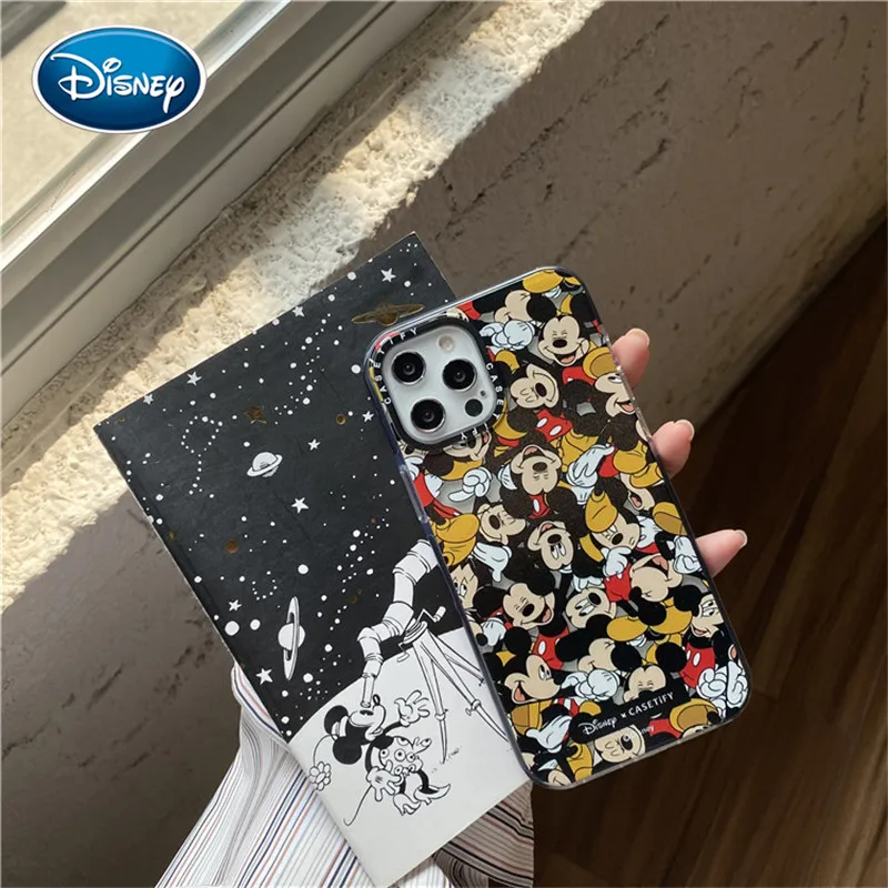 

Чехол высокого качества с тисненым логотипом DISNEY для iPhone 12 11 Pro Max, мягкие чехлы X XR XS 7 8 Plus, Защитные чехлы для телефонов
