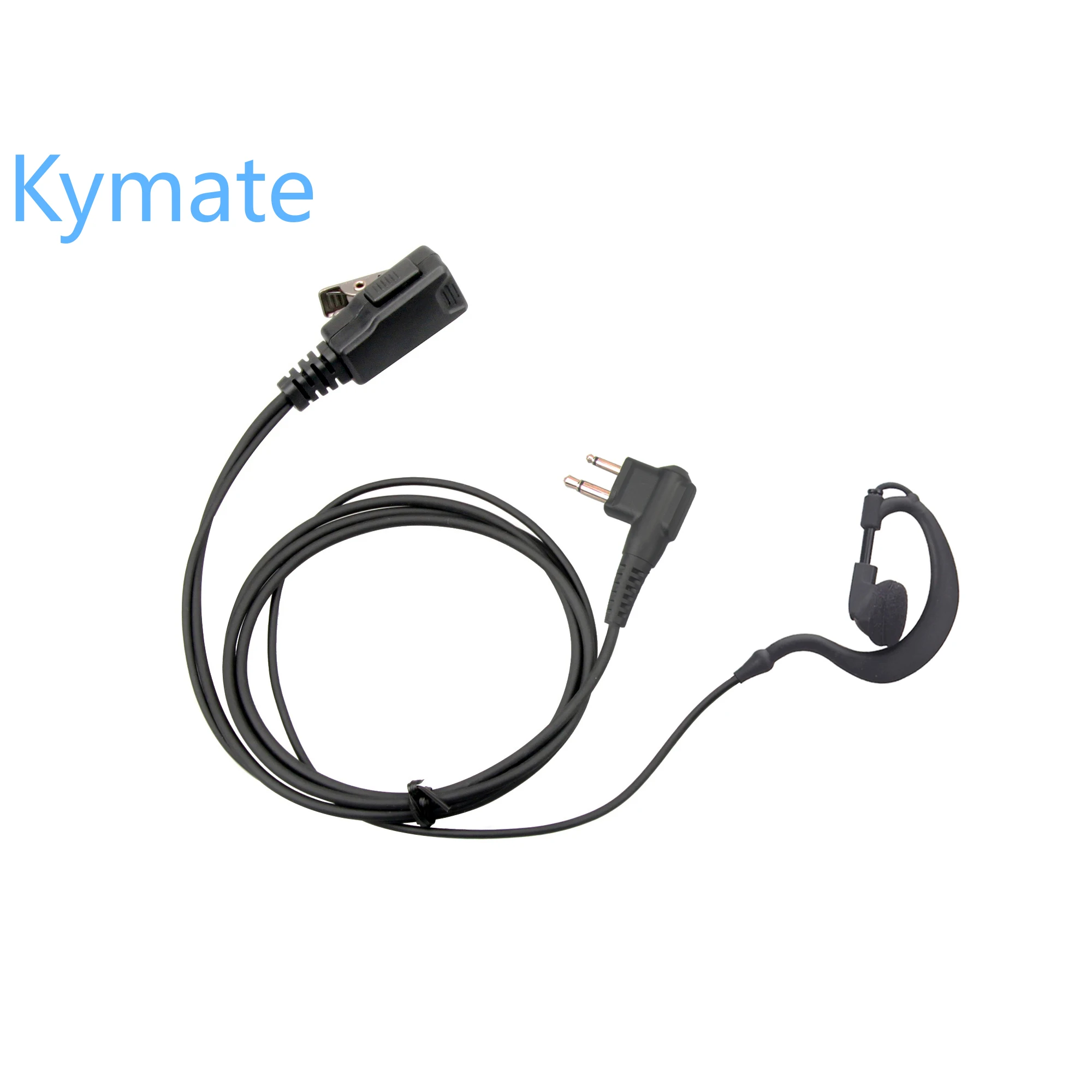 Kymate 2PIN G3-Shape Earpiece Headest Earphone for Motorola Walkie Talkie CP040 EP450 GP300 GP88 CT150 CP140 (10 Packs)