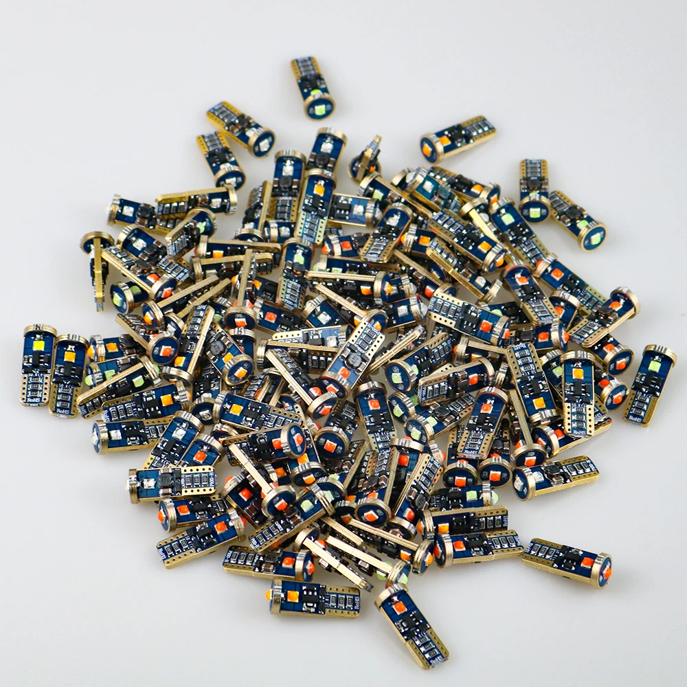 10 шт. T10 W5W Canbus автомобильные лампы 3030SMD 3LED парковочное положение Карта Купол