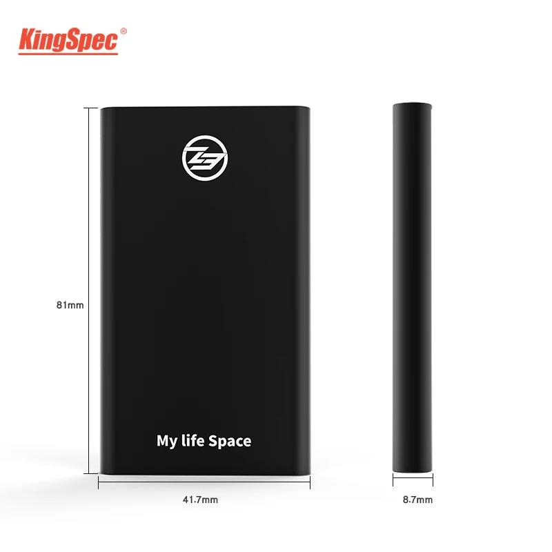 KingSpec Портативный внешний твердотельный накопитель жёсткий диск SSD 120 ГБ 240 500 в